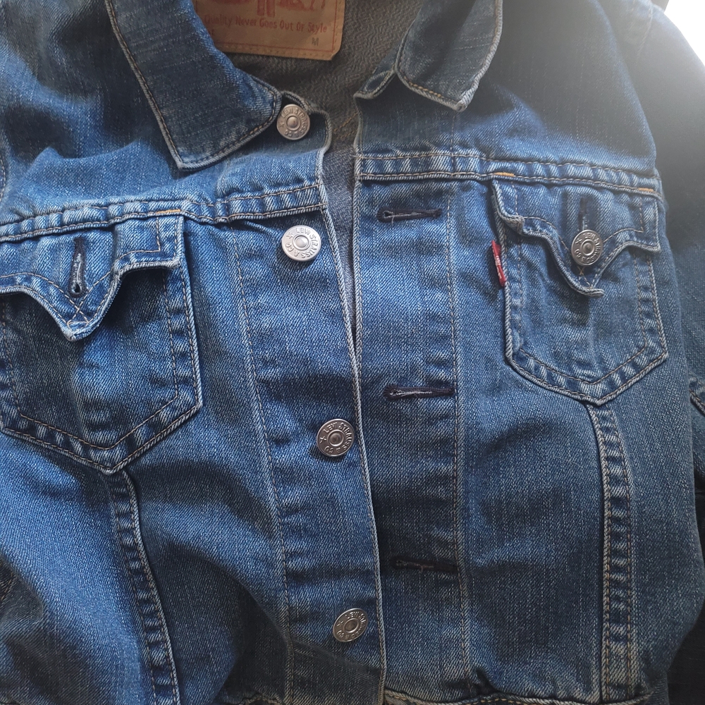 Levi's Blue Denim Womens Midrif Jacket